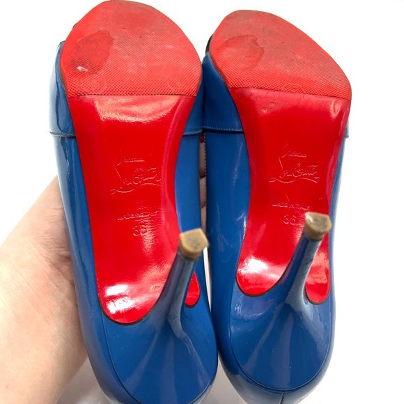 🌷❤️‍🔥SPRING SALE 🔥 FINAL PRICE🌷💥Christian Louboutin Shelley 85 Pumps 36 - Picture 6 of 7